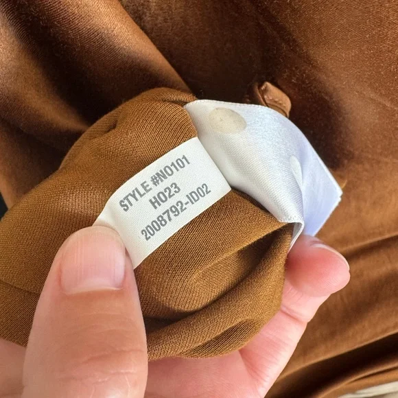 The Layton Midi Slip Skirt in Satin - Picture 6 of 7